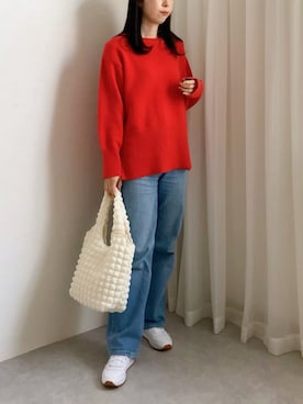 「H&M（エイチ・アンド・エム）のアイテム（パンツ）」を使った、nobuさん（レディース・170cm）の冬コーディネート