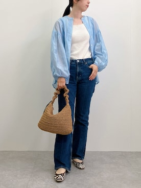 「ペタンコ靴」｜nobuさん（レディース・170cm）の夏コーディネート