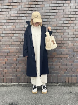 浅野ゆきさん（レディース・158cm）の冬コーディネート