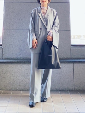 「STYLEMIXER（スタイルミキサー）のアイテム（ジャケット/アウター）」を使った、minamuxxさん（レディース・155cm）の春コーディネート