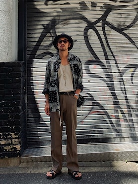 ishizawaさん（メンズ・172cm）の夏コーディネート