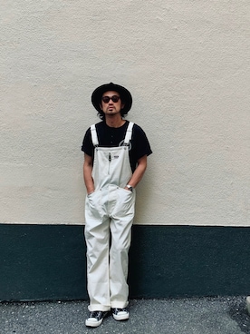 Schott(ショット) TC WORK OVERALL/ワーク オーバーオールを使った