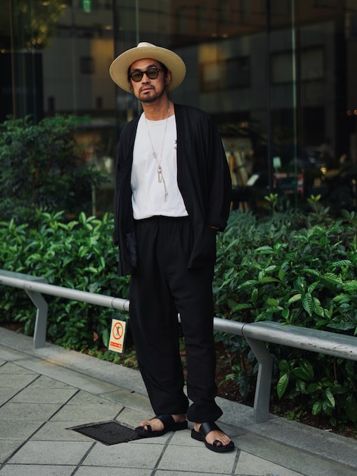 美品！ Schott シフォンシャツ カーゴパンツ セットアップ ブラック SLUB CHIFFON LS SHIRT/スラブ シフォン ロングスリーブ シャツ