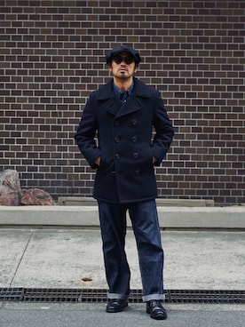schott(ショット)のピーコートを使った人気ファッション