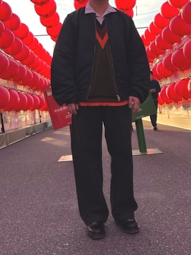 「KAIKO（カイコー）のアイテム（ジャケット/アウター）」を使った、くさん（メンズ・163cm）の秋コーディネート