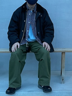 「DAIRIKU」｜「アイテム（ジャケット/アウター）」を使った、くさん（メンズ・163cm）の冬コーディネート