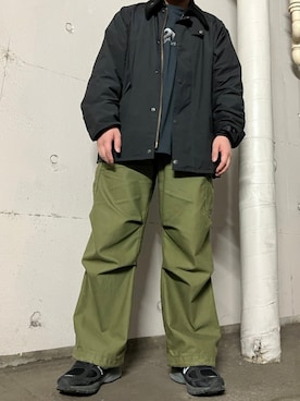 「DAIRIKU」｜「アイテム（ジャケット/アウター）」を使った、くさん（メンズ・163cm）の春コーディネート