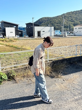 「アイテム（ネクタイ）」を使った、かなみてぃさん（レディース・152cm）の秋コーディネート