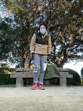 「BEAMS（ビームス）のアイテム」を使った、ともち さん（メンズ・179cm）の冬コーディネート