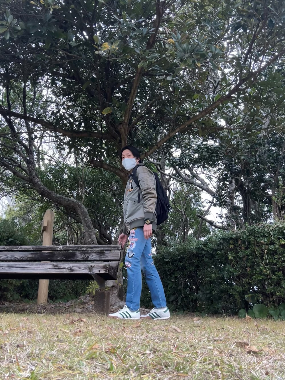 ヒッコリーデニムのショルダー紐❤︎3.8〜4cm幅❤️デニムリメイク