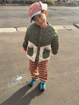 ▷ fuu ◁さん（キッズ・110cm）の冬コーディネート