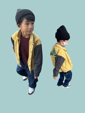 ▷ fuu ◁さん（キッズ・110cm）の秋コーディネート