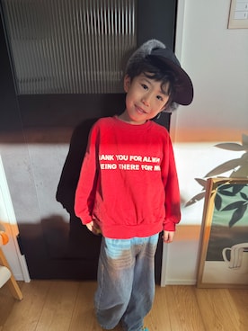 「p.premier（ピードットプルミエ）のアイテム」を使った、▷ fuu ◁さん（キッズ・110cm）の冬コーディネート