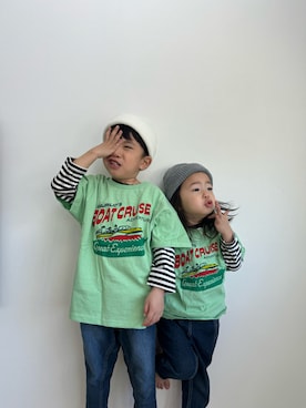 ▷ fuu ◁さん（キッズ・110cm）の春コーディネート