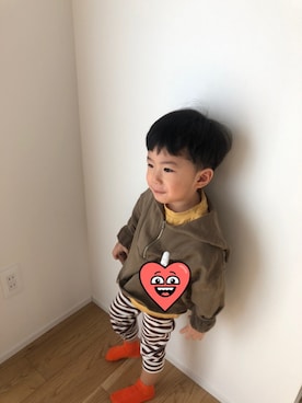 ▷ fuu ◁さん（キッズ・100cm）の冬コーディネート