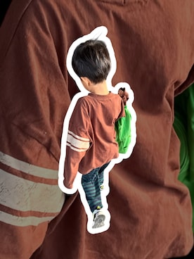 「アイテム（バッグ）」を使った、▷ fuu ◁さん（キッズ・110cm）の秋コーディネート