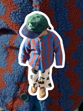 「アイテム（ブルゾン）」を使った、▷ fuu ◁さん（キッズ・110cm）の冬コーディネート