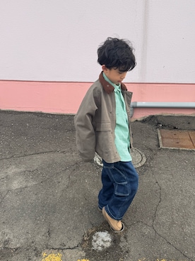 「MARKEY'S（マーキーズ）のアイテム」を使った、▷ fuu ◁さん（キッズ・110cm）の春コーディネート