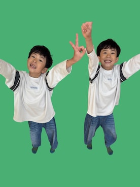 「b・ROOM（ビールーム）のアイテム」を使った、▷ fuu ◁さん（キッズ・110cm）の春コーディネート