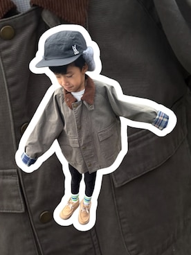 「アイテム（ジャケット/アウター）」を使った、▷ fuu ◁さん（キッズ・110cm）の秋コーディネート