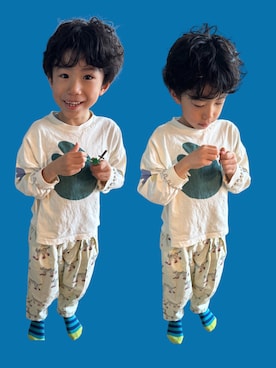 「BREEZE（ブリーズ）のアイテム」を使った、▷ fuu ◁さん（キッズ・110cm）の冬コーディネート