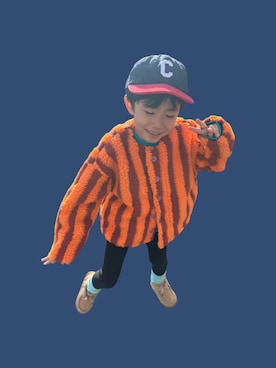 「アイテム（レッグウェア）」を使った、▷ fuu ◁さん（キッズ・110cm）の冬コーディネート