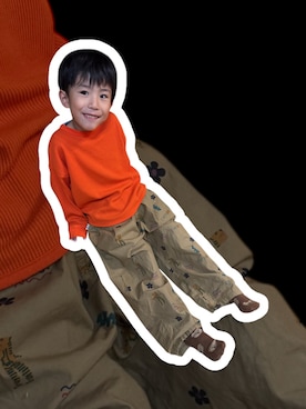 「アイテム（パンツ）」を使った、▷ fuu ◁さん（キッズ・110cm）の秋コーディネート