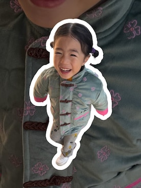 「アイテム（ジャケット/アウター）」を使った、▷ fuu ◁さん（キッズ・110cm）の秋コーディネート