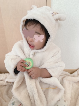 「うさ耳」｜KOMUGIさん（キッズ・80cm）の秋コーディネート