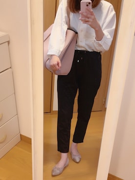 「Honeys（ハニーズ）のアイテム（バレエシューズ）」を使った、９６３２さん（レディース・159cm）の夏コーディネート