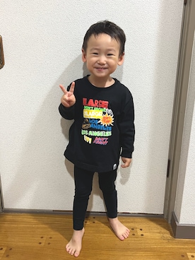 「2歳10ヶ月」｜pooh❁¨̮sukeさん（キッズ・90cm）の冬コーディネート