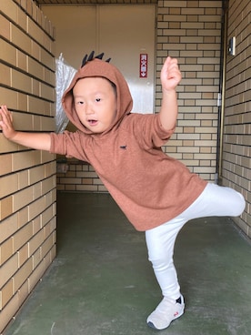 pooh❁¨̮sukeさん（キッズ・90cm）の秋コーディネート