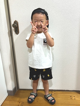 pooh❁¨̮sukeさん（キッズ・100cm）の夏コーディネート