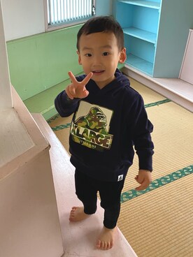 pooh❁¨̮sukeさん（キッズ・90cm）の冬コーディネート