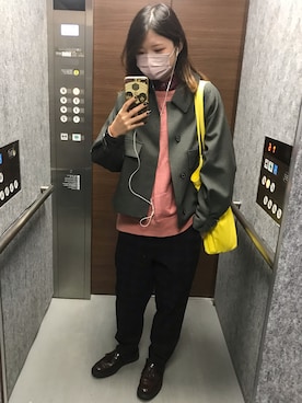 「MP STORE（エムピーストア）のアイテム」を使った、ババアさん（レディース・163cm）の冬コーディネート