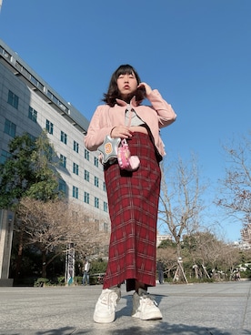 「無（ム）のアイテム」を使った、韋耀婷Pinky小兔喵さん（レディース・158cm）の冬コーディネート