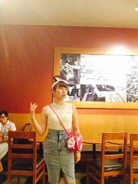 韋耀婷Pinky小兔喵さんのコーディネート