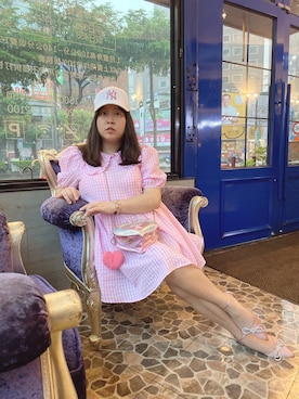 韋耀婷Pinky小兔喵さんのコーディネート