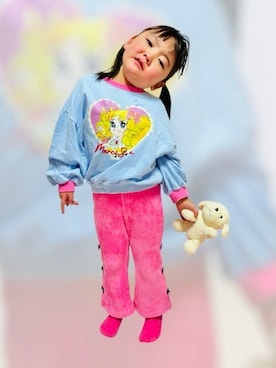 「アイテム（トップス）」を使った、♡can &me♡さん（キッズ・100cm）の秋コーディネート