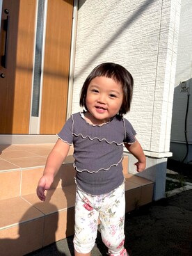 「おんなのこコーデ」｜「アイテム（パンツ）」を使った、♡can &me♡さん（キッズ・90cm）の秋コーディネート