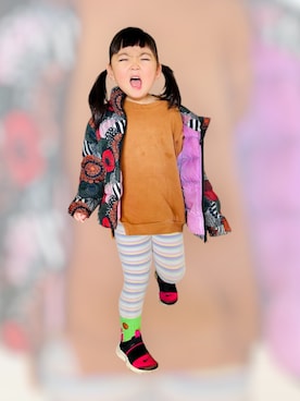 ♡can &me♡さん（キッズ・100cm）の秋コーディネート