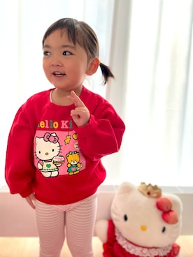 「マイベストコーデ2023」｜♡can &me♡さん（キッズ・90cm）の冬コーディネート