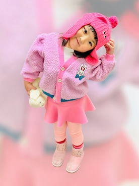 「アイテム（トップス）」を使った、♡can &me♡さん（キッズ・100cm）の秋コーディネート