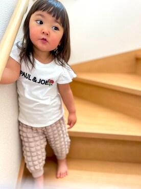 「PAUL&JOE（ポールアンドジョー）のアイテム」を使った、♡can &me♡さん（キッズ・90cm）の夏コーディネート