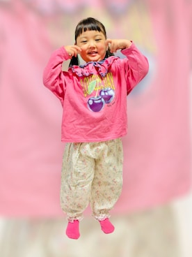 「アイテム（トップス）」を使った、♡can &me♡さん（キッズ・100cm）の秋コーディネート