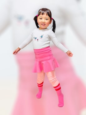 「アイテム（Tシャツ/カットソー）」を使った、♡can &me♡さん（キッズ・100cm）の秋コーディネート