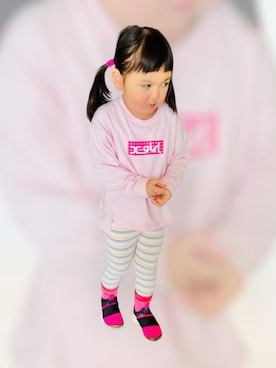 「アイテム（トップス）」を使った、♡can &me♡さん（キッズ・100cm）の秋コーディネート