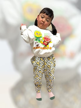 「アイテム（トップス）」を使った、♡can &me♡さん（キッズ・100cm）の秋コーディネート