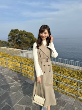 「SAISON DE PAPILLON（セゾンドパピヨン）のアイテム」を使った、saisondepapillon_officialさん（レディース・165cm）の春コーディネート