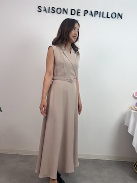 「SAISON DE PAPILLON（セゾンドパピヨン）のアイテム」を使った、saisondepapillon_officialさん（レディース・165cm）の春コーディネート